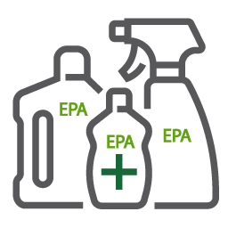 safely-epa State Shuttle uses an antiviral disinfectant before and after rides to ensure passenger safety