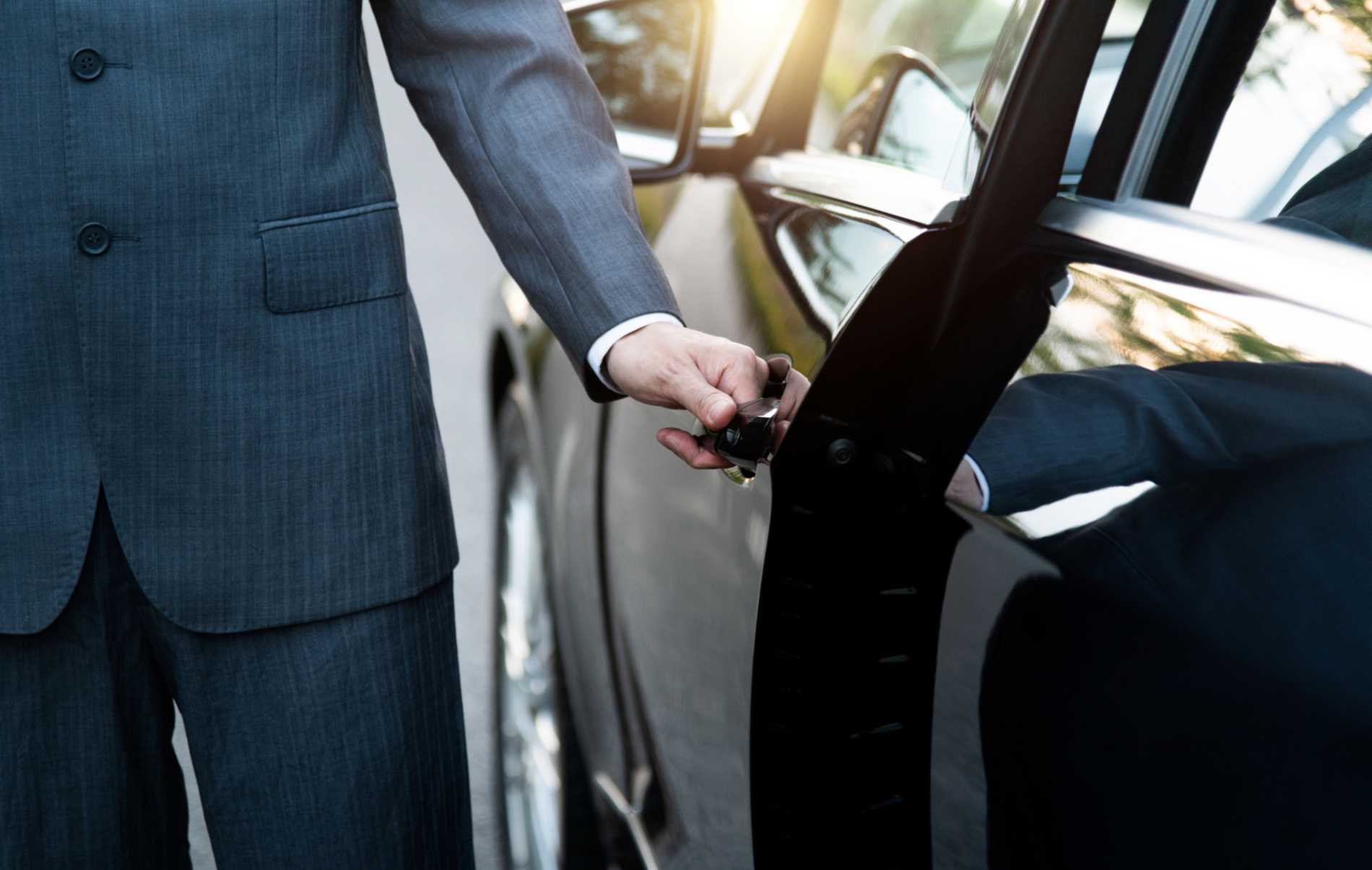 Professional chauffeur for black car service and executive transportation in New Jersey